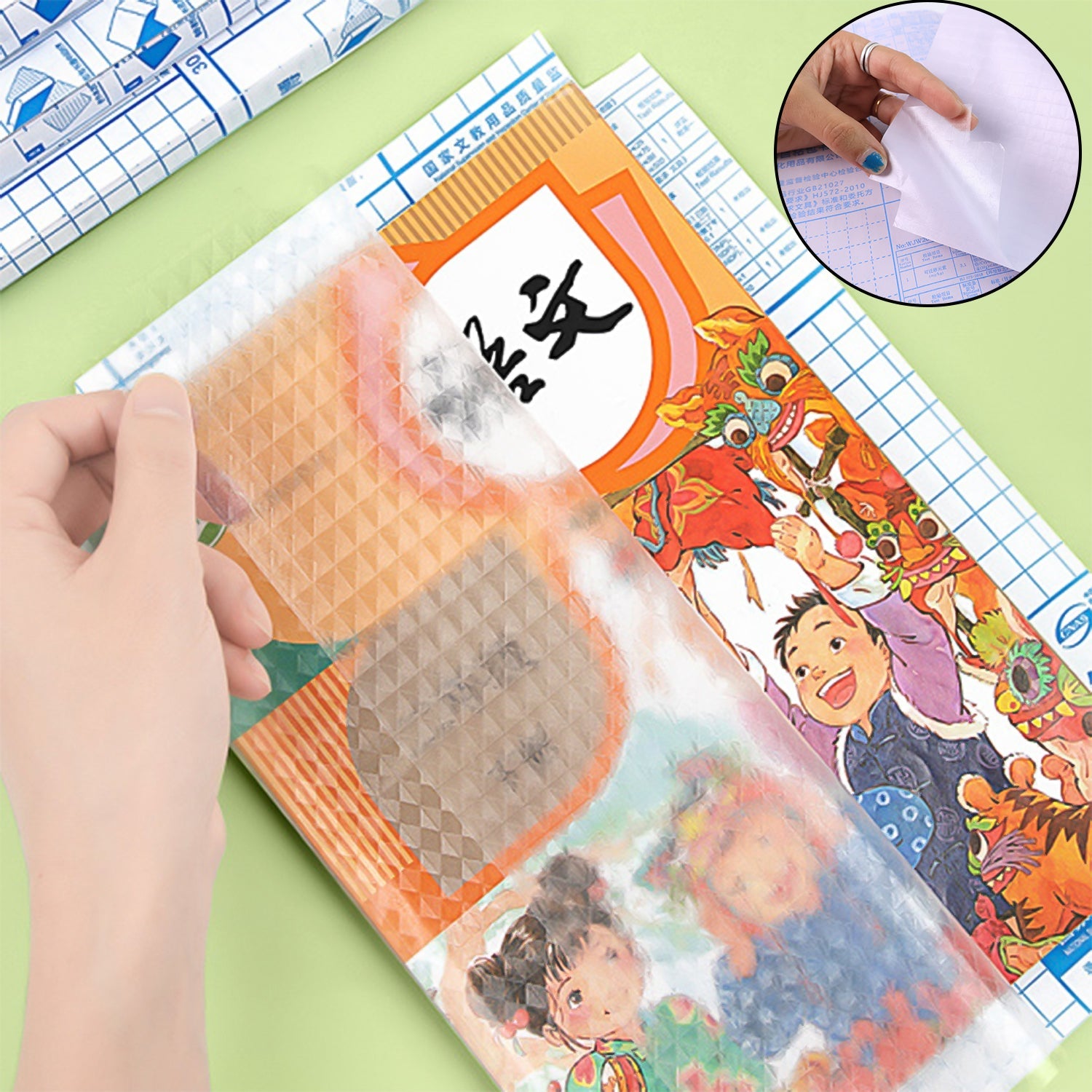 Premium Transparent Adhesive Book Cover Sheets (Mix Size / 30 Pc) Premium Transparent Adhesive Book Cover Sheets (Mix Size / 30 Pc)